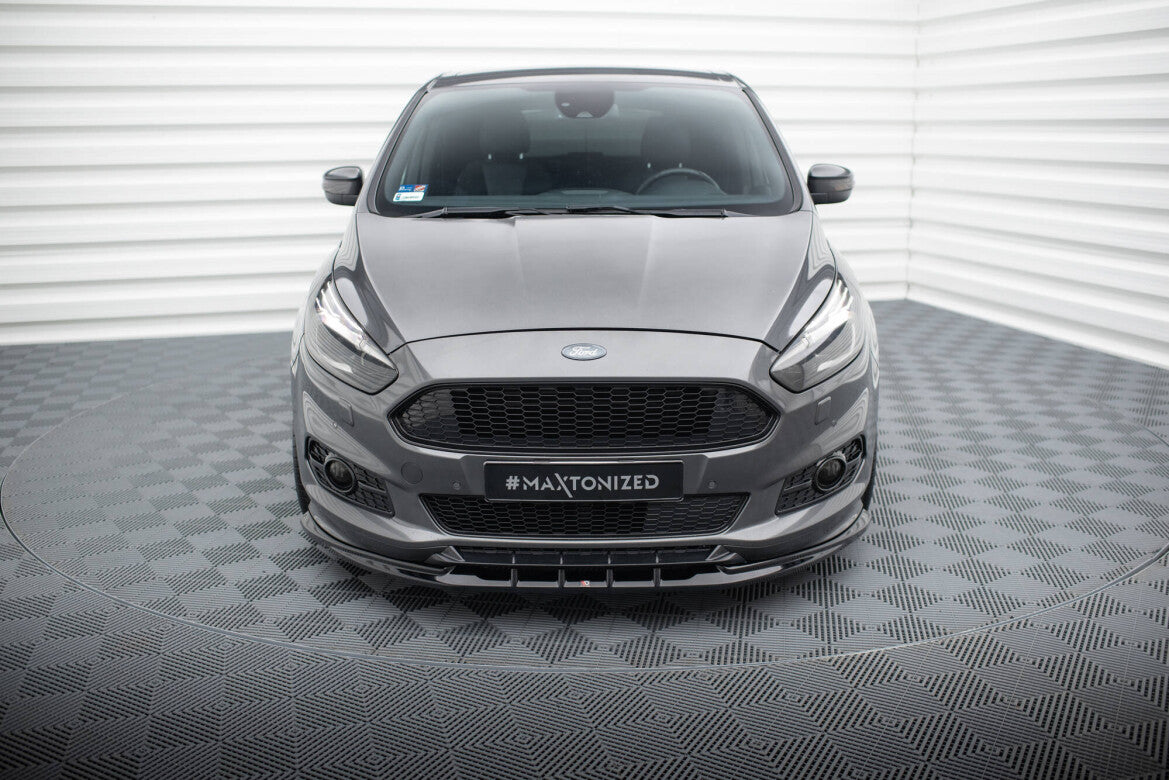 Frontlippe passend für Ford S-Max ST-Line Mk2 schwarz Hochglanz
