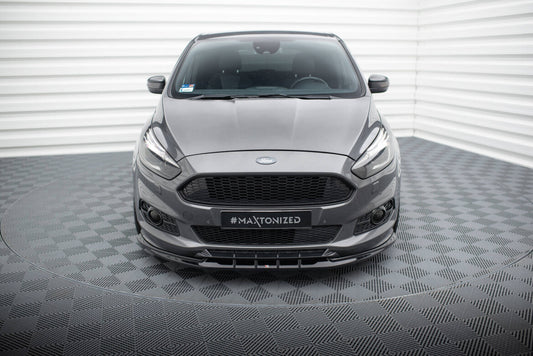 Frontlippe passend für Ford S-Max ST-Line Mk2 schwarz Hochglanz