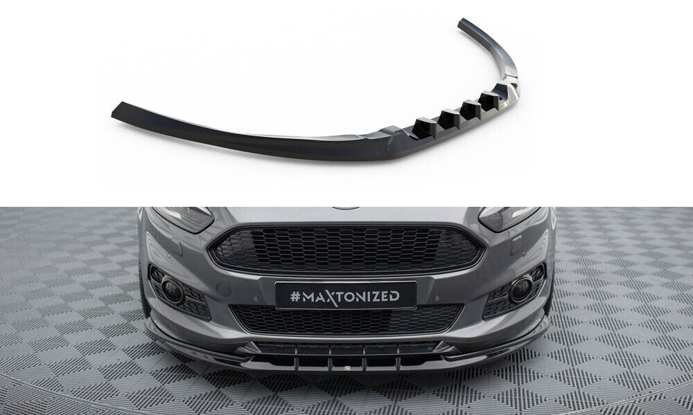 Frontlippe passend für Ford S-Max ST-Line Mk2 schwarz Hochglanz
