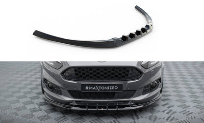 Frontlippe passend für Ford S-Max ST-Line Mk2 schwarz Hochglanz