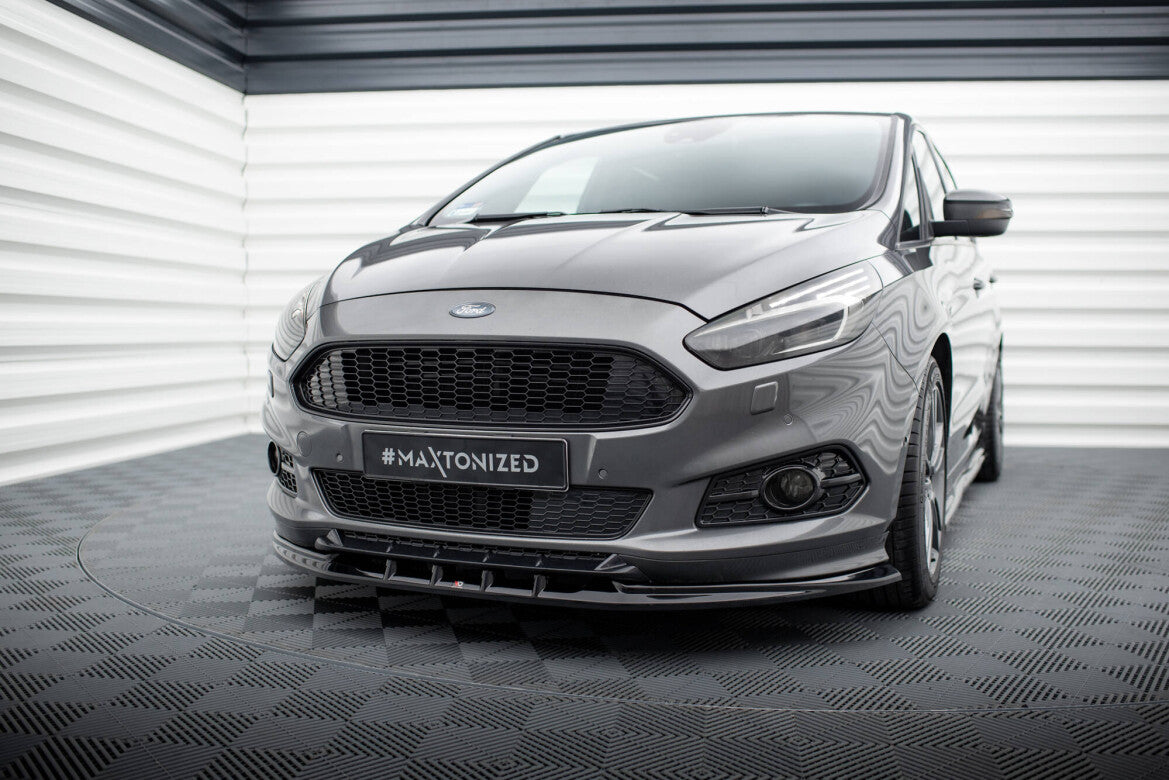 Frontlippe passend für Ford S-Max ST-Line Mk2 schwarz Hochglanz