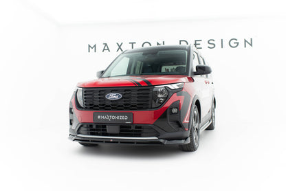 Frontlippe passend für Ford Tourneo Courier Mk2 schwarz Hochglanz