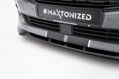 Frontlippe passend für Ford Transit Connect Mk3 schwarz Hochglanz