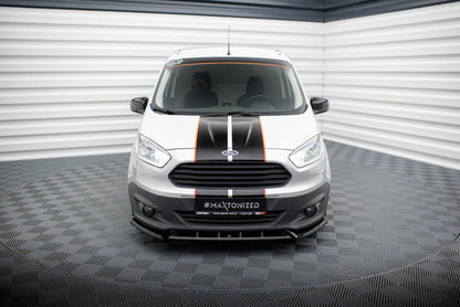 Frontlippe passend für Ford Transit Courier Mk1 schwarz Hochglanz