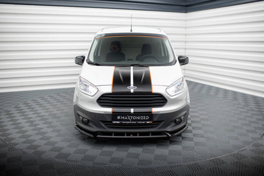 Frontlippe passend für Ford Transit Courier Mk1 schwarz Hochglanz