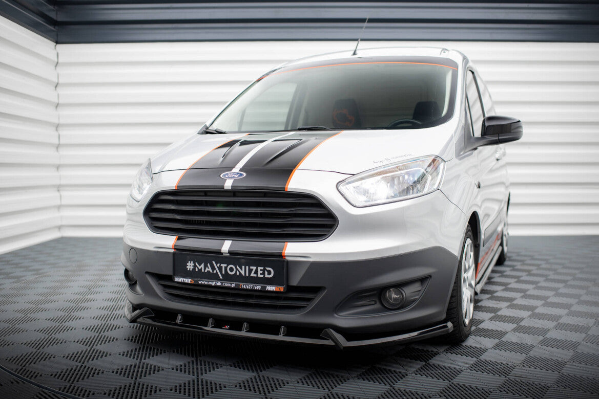 Frontlippe passend für Ford Transit Courier Mk1 schwarz Hochglanz