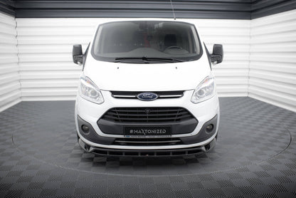 Frontlippe passend für Ford Transit Custom Mk1 schwarz Hochglanz