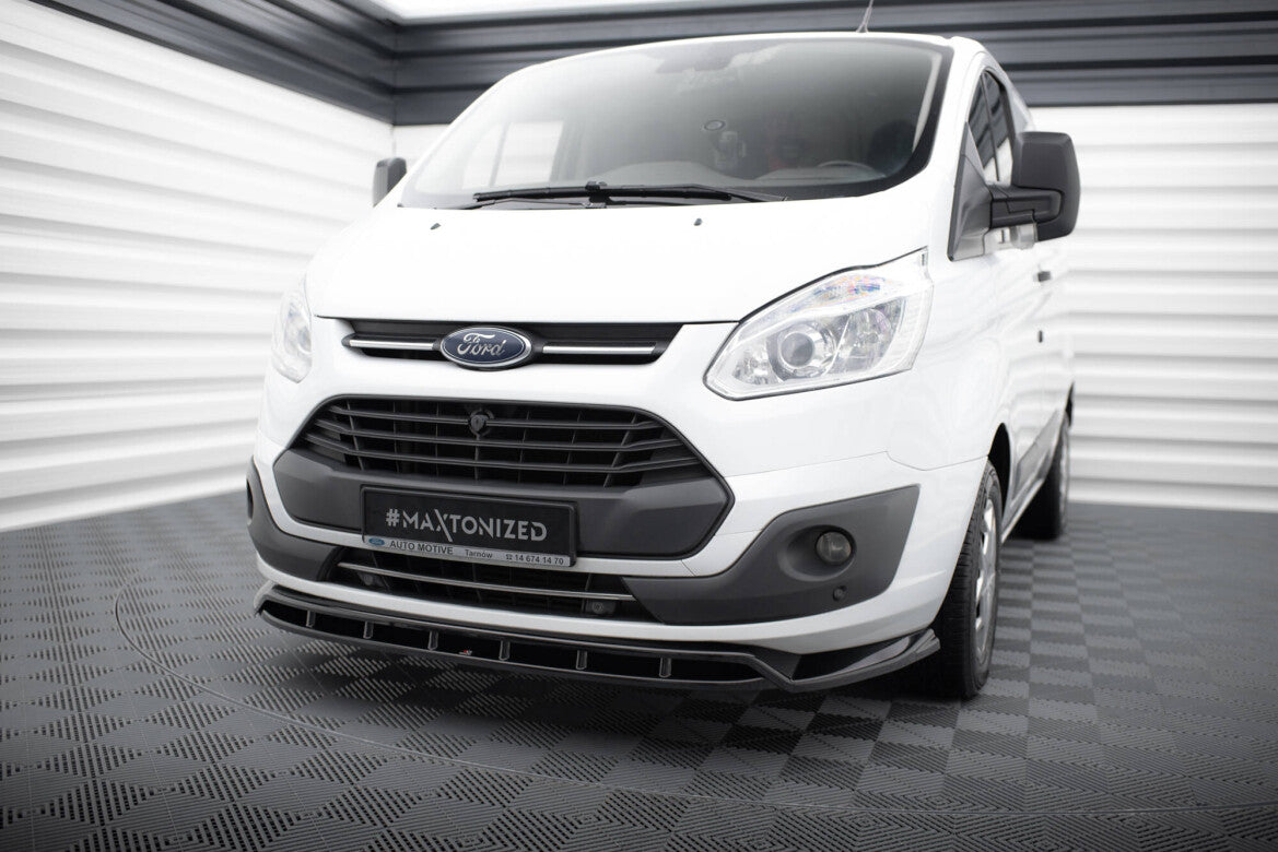 Frontlippe passend für Ford Transit Custom Mk1 schwarz Hochglanz