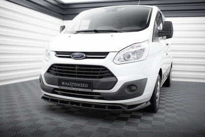 Frontlippe passend für Ford Transit Custom Mk1 schwarz Hochglanz