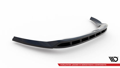 Frontlippe passend für Ford Transit Custom Mk1 schwarz Hochglanz