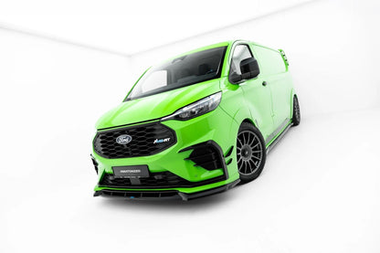 Frontlippe passend für Ford Transit Custom MSRT Mk2 schwarz Hochglanz