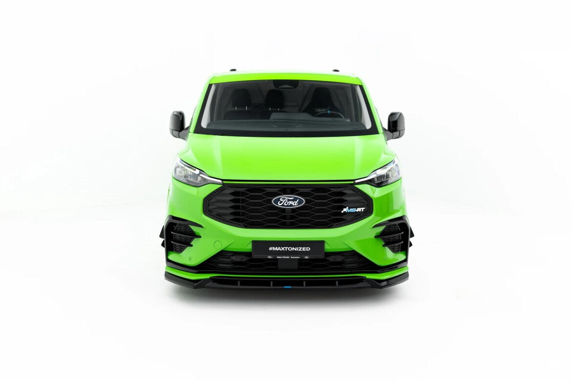 Frontlippe passend für Ford Transit Custom MSRT Mk2 schwarz Hochglanz