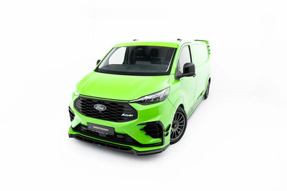 Frontlippe passend für Ford Transit Custom MSRT Mk2 schwarz Hochglanz