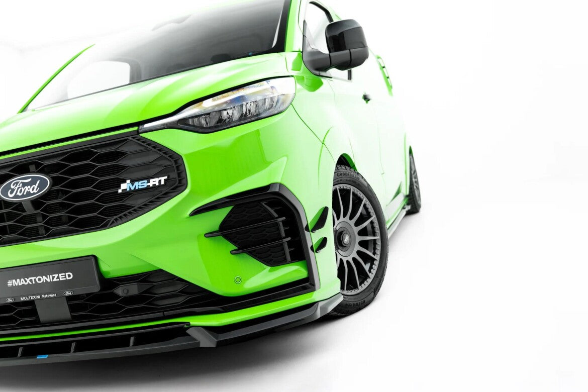 Frontlippe passend für Ford Transit Custom MSRT Mk2 schwarz Hochglanz