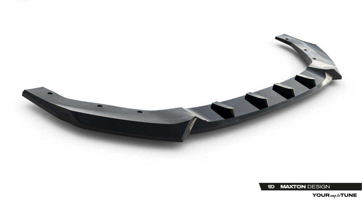 Frontlippe passend für Ford Transit Custom MSRT Mk2 schwarz Hochglanz
