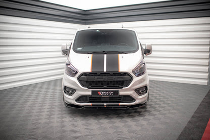 Frontlippe passend für Ford Transit Custom ST-Line Mk1 FL schwarz Hochglanz