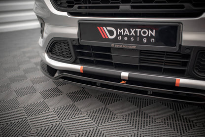 Frontlippe passend für Ford Transit Custom ST-Line Mk1 FL schwarz Hochglanz