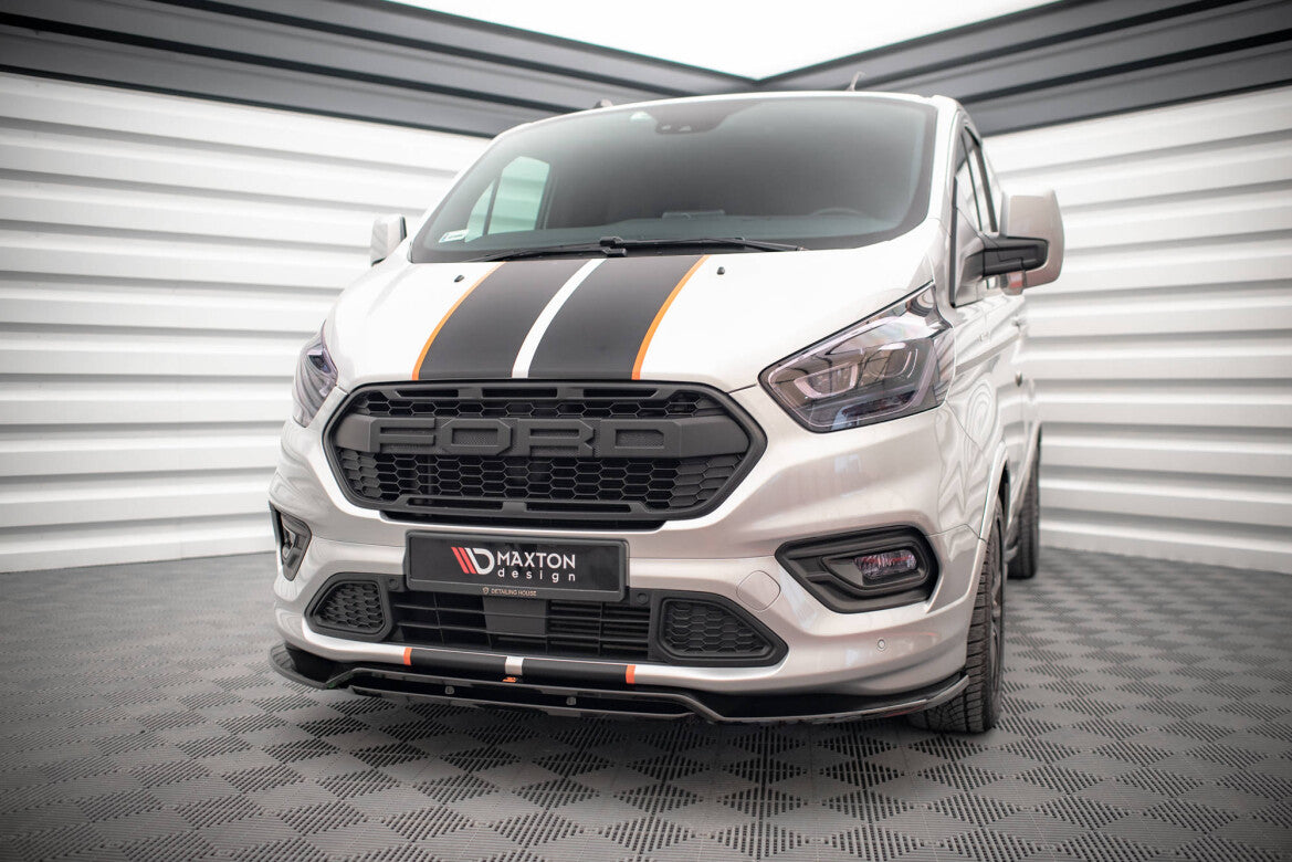 Frontlippe passend für Ford Transit Custom ST-Line Mk1 FL schwarz Hochglanz