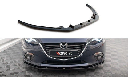 Frontlippe passend für Mazda 3 Mk3 schwarz Hochglanz