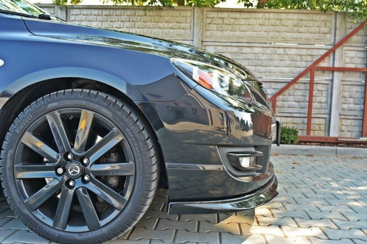 Frontlippe passend für Mazda 3 MPS Mk1 schwarz Hochglanz
