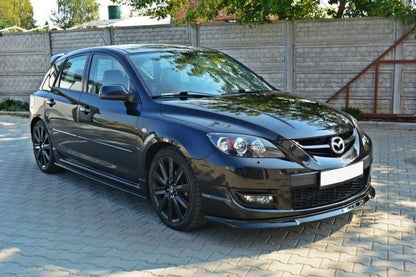 Frontlippe passend für Mazda 3 MPS Mk1 schwarz Hochglanz
