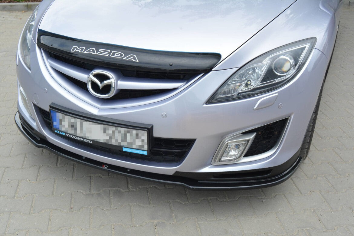 Frontlippe passend für Mazda 6 MK2 SPORT HATCH (GH-SERIES) vor FL schwarz Hochglanz