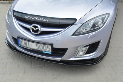 Frontlippe passend für Mazda 6 MK2 SPORT HATCH (GH-SERIES) vor FL schwarz Hochglanz