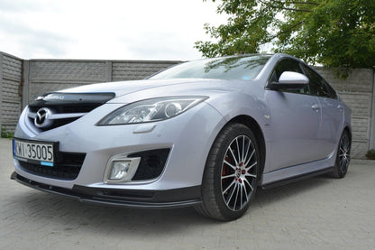 Frontlippe passend für Mazda 6 MK2 SPORT HATCH (GH-SERIES) vor FL schwarz Hochglanz