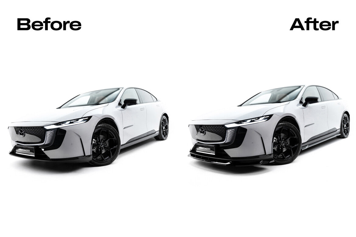 Frontlippe passend für Mazda 6e Mk1 schwarz Hochglanz