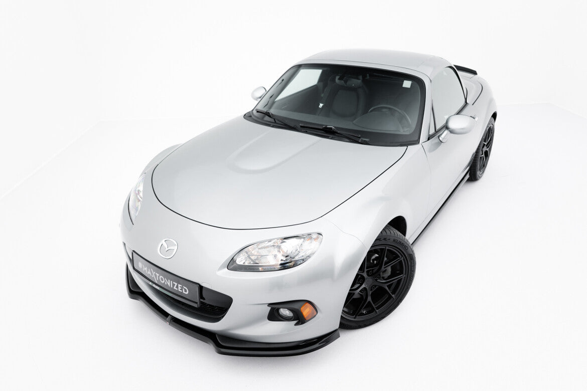 Frontlippe passend für Mazda MX-5 Mk3 (NC) FL schwarz Hochglanz