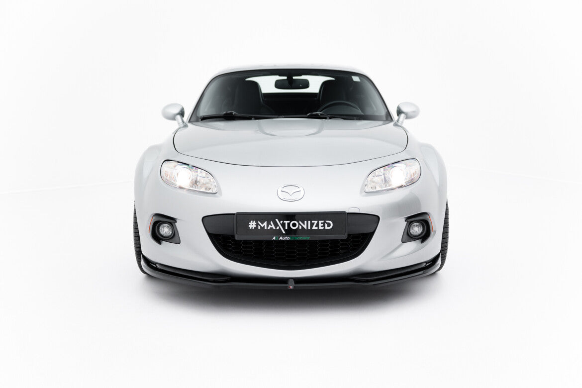Frontlippe passend für Mazda MX-5 Mk3 (NC) FL schwarz Hochglanz