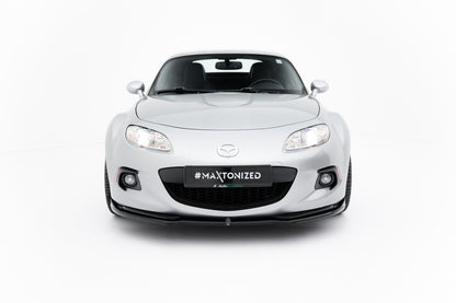 Frontlippe passend für Mazda MX-5 Mk3 (NC) FL schwarz Hochglanz