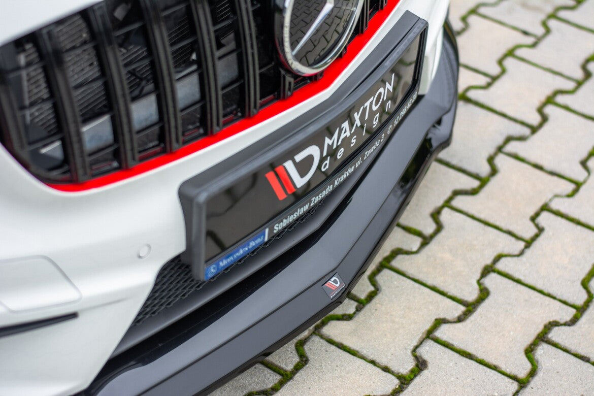 Frontlippe passend für Mercedes A45 AMG W176 schwarz Hochglanz