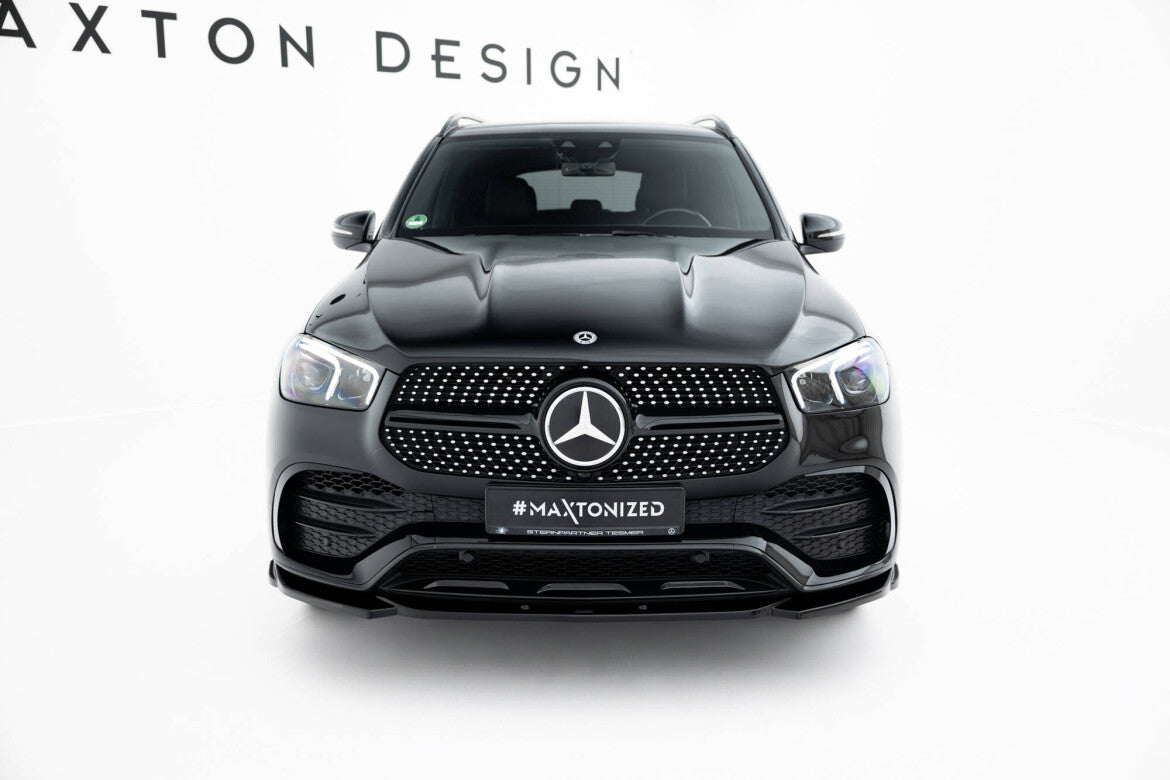 Frontlippe passend für Mercedes-AMG / AMG-Line GLE SUV W167 schwarz Hochglanz