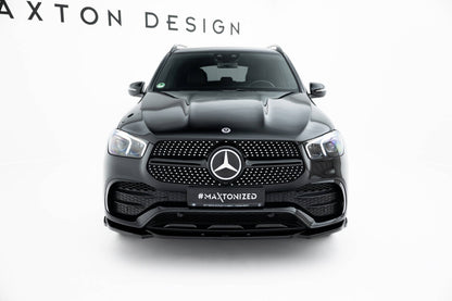Frontlippe passend für Mercedes-AMG / AMG-Line GLE SUV W167 schwarz Hochglanz