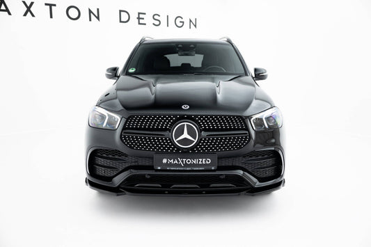 Frontlippe passend für Mercedes-AMG / AMG-Line GLE SUV W167 schwarz Hochglanz