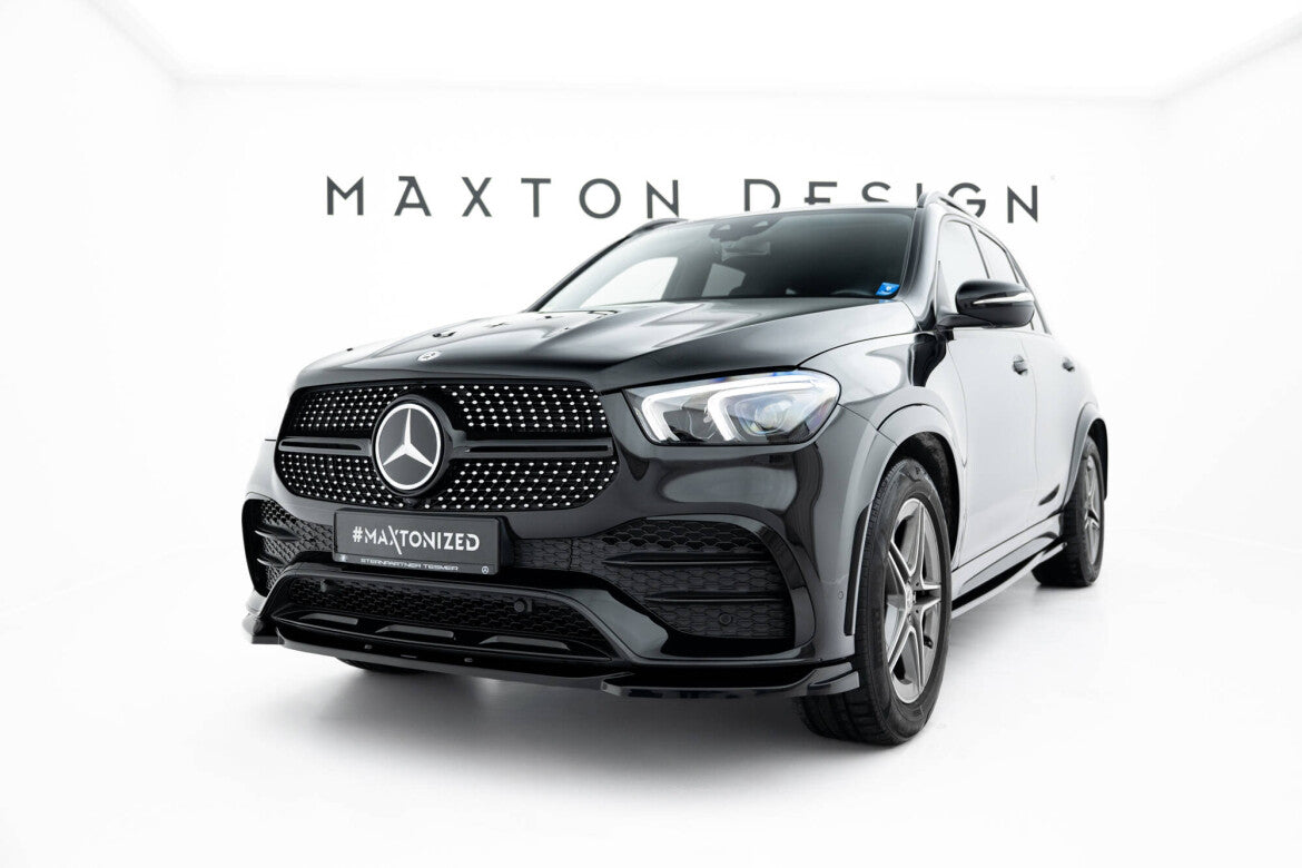 Frontlippe passend für Mercedes-AMG / AMG-Line GLE SUV W167 schwarz Hochglanz