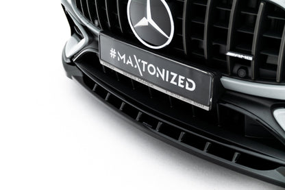 Frontlippe passend für Mercedes-AMG CLE 53 Aero C236 schwarz Hochglanz