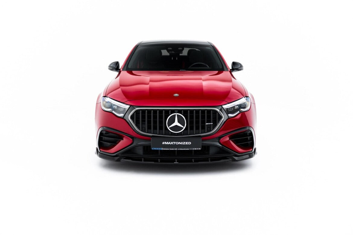 Frontlippe passend für Mercedes-AMG E53 Limousine / Kombi W214 schwarz Hochglanz