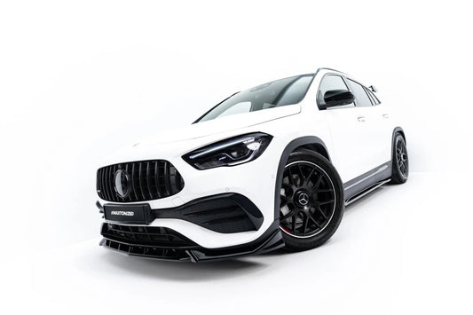 Frontlippe passend für Mercedes-AMG GLA 35 H247 schwarz Hochglanz