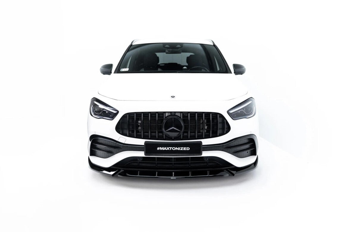 Frontlippe passend für Mercedes-AMG GLA 35 H247 schwarz Hochglanz