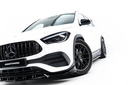 Frontlippe passend für Mercedes-AMG GLA 35 H247 schwarz Hochglanz