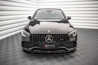 Frontlippe passend für Mercedes-AMG GLC 43 / AMG-Line SUV X253 FL schwarz Hochglanz