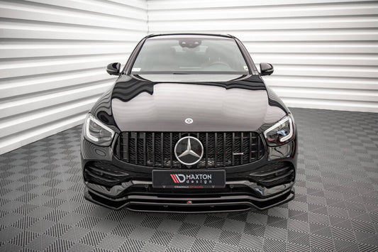 Frontlippe passend für Mercedes-AMG GLC 43 / AMG-Line SUV X253 FL schwarz Hochglanz