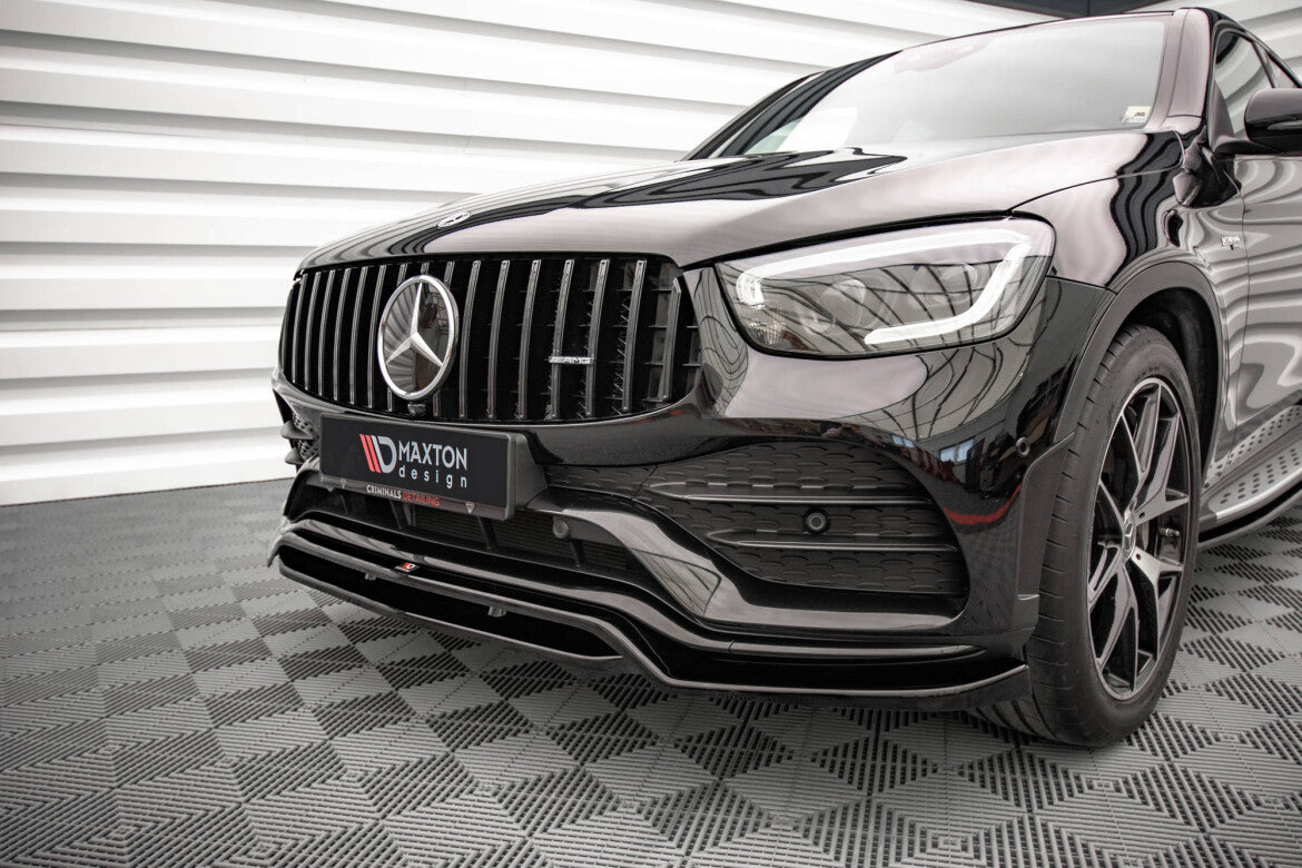 Frontlippe passend für Mercedes-AMG GLC 43 / AMG-Line SUV X253 FL schwarz Hochglanz