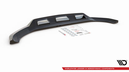 Frontlippe passend für Mercedes-AMG GLC 43 / AMG-Line SUV X253 FL schwarz Hochglanz
