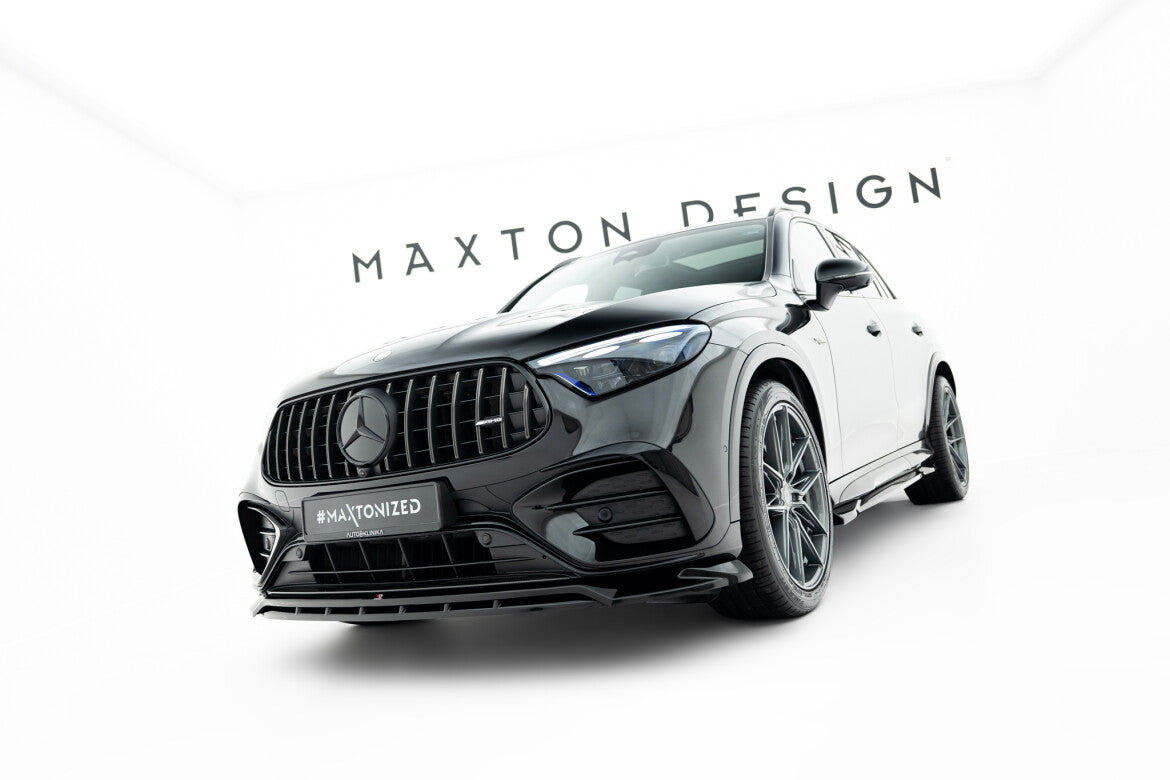 Frontlippe passend für Mercedes-AMG GLC 43 X254 schwarz Hochglanz