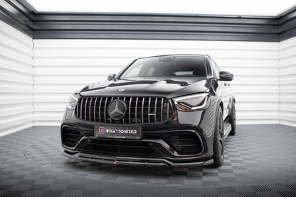 Frontlippe passend für Mercedes-AMG GLC 63 SUV / Coupe X253 / C253 schwarz Hochglanz