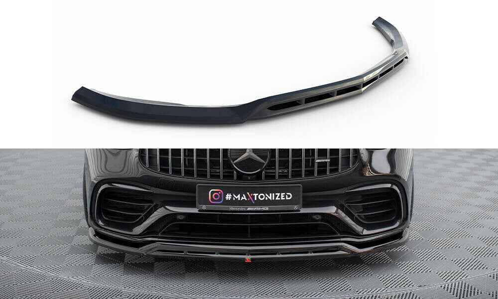 Frontlippe passend für Mercedes-AMG GLC 63 SUV / Coupe X253 / C253 schwarz Hochglanz