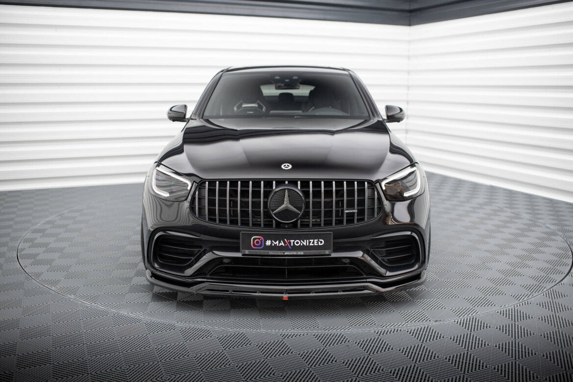 Frontlippe passend für Mercedes-AMG GLC 63 SUV / Coupe X253 / C253 schwarz Hochglanz
